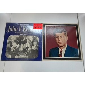 JFK Vinyl Lot of 2 The Presidential Years Sealed! Mint Memorial Album LP Record